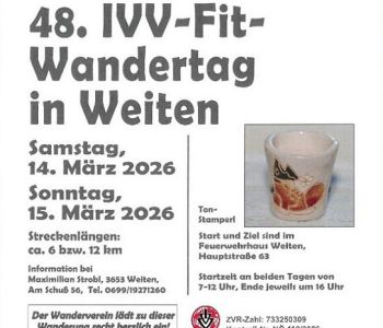 2026 IVV-Wandertag Weiten